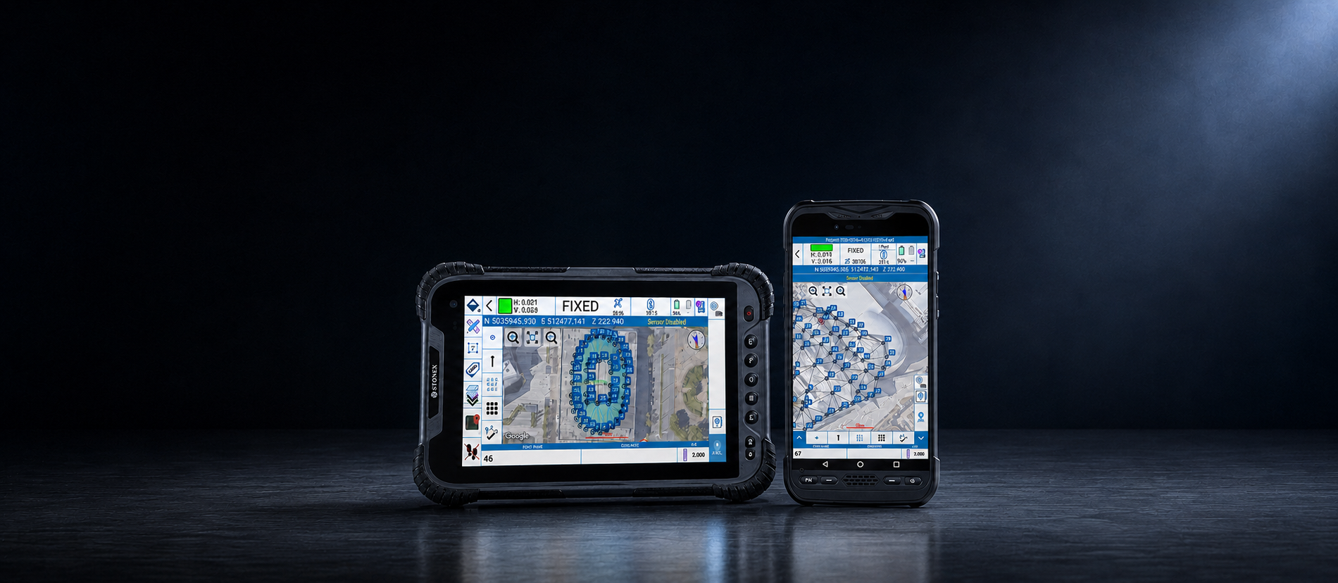 Softwares de Campo e Topografia Stonex Cube-a